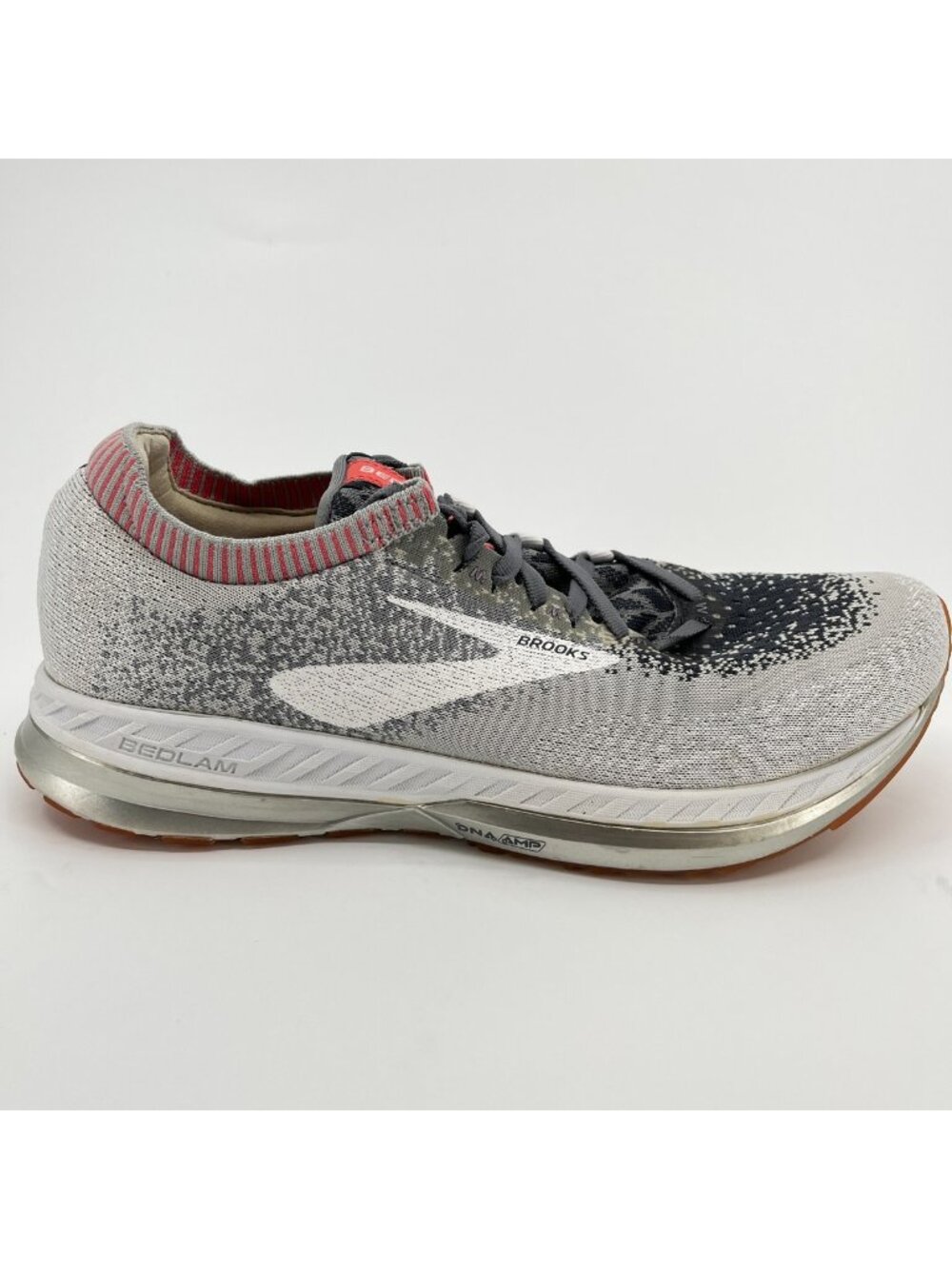 Brooks Bedlam Womens Size 10 Gray Black Athletic Running Walking Shoes Sneakers